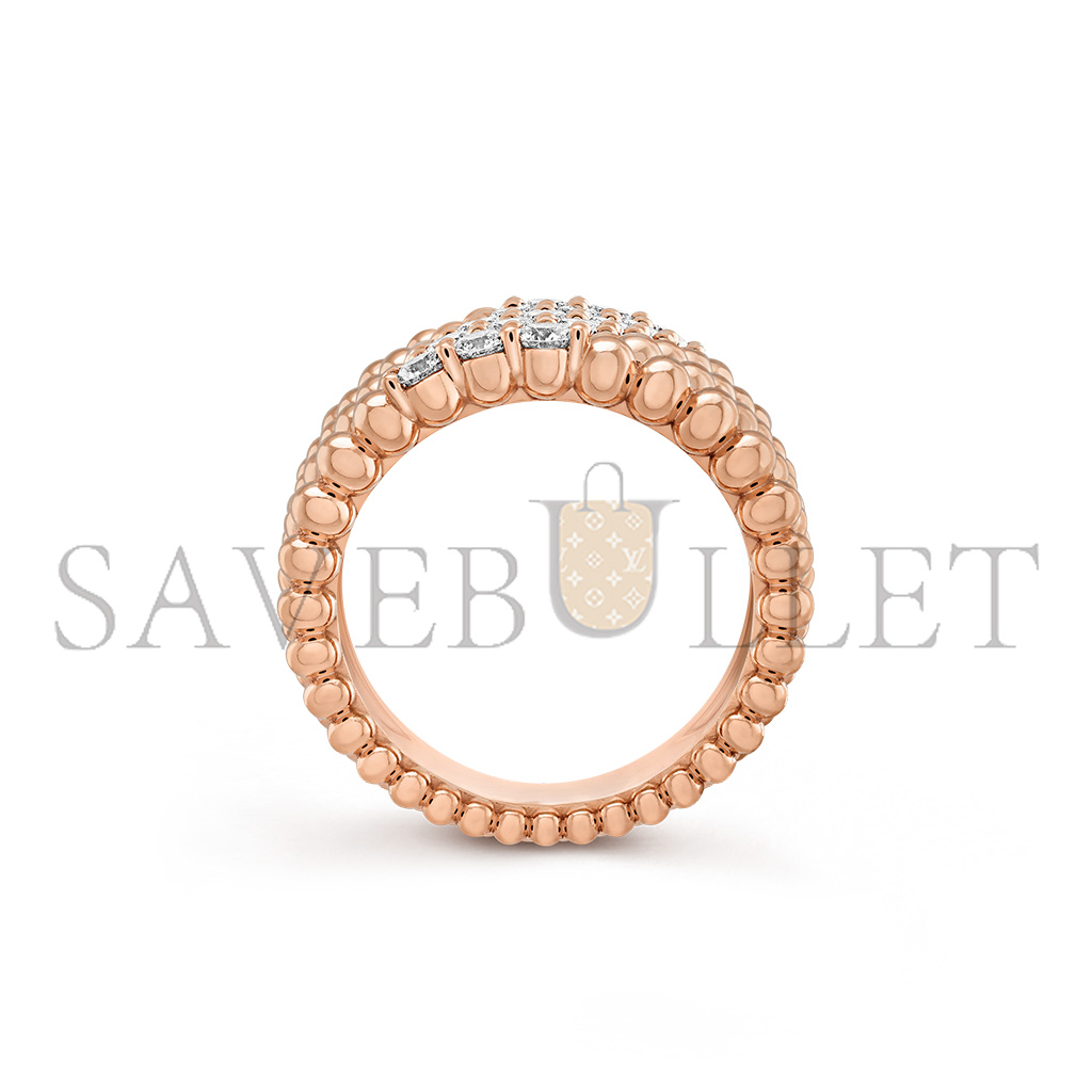 v*n cl*f arpels perlÉe Di*m*nds ring, 5 rows vcarp7uu00